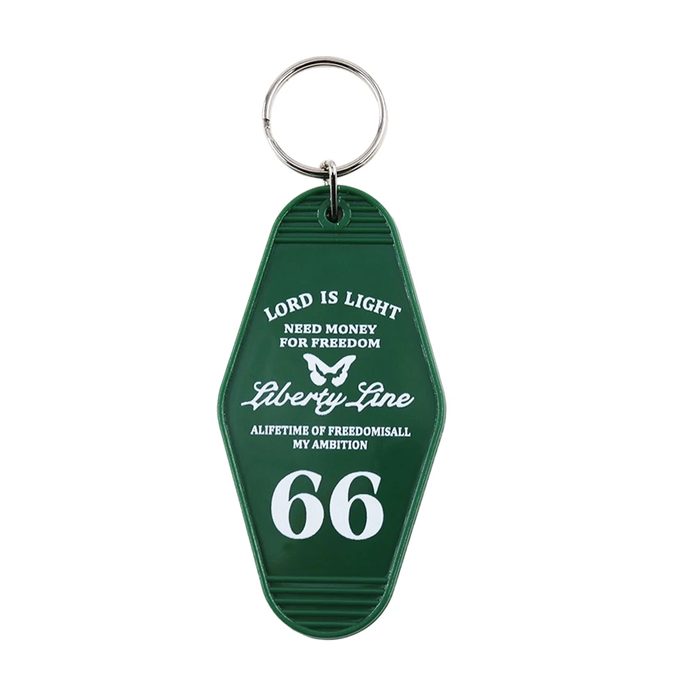 Liberty Line 66 Le seigneur est léger a besoin d'argent pour la liberté Porte-clés Religion chrétienne Une vie de la liberté est toute ma clé d'ambiance R