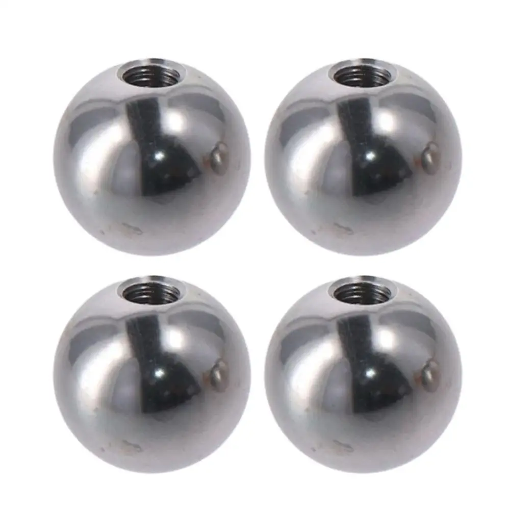 4Pcs Stainless Steel M4/M6 Ball Nuts Knob Round Silver Female Ball Head Blind Hole Screw Cap Cover