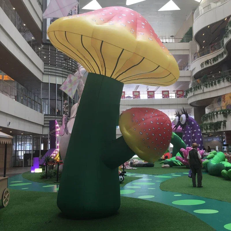 Inflatable Mushroom large Led Lighting Model for Event Decoration Advertising wedding giant inflatable mushroom