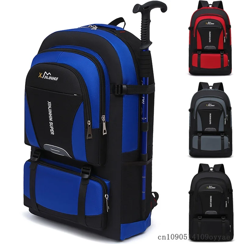 

Large Capacity Outdoor Travel Backpack Wear-resistant Climbing Multi-functional Travel Bag Wilderness Camping Hiking Backpack