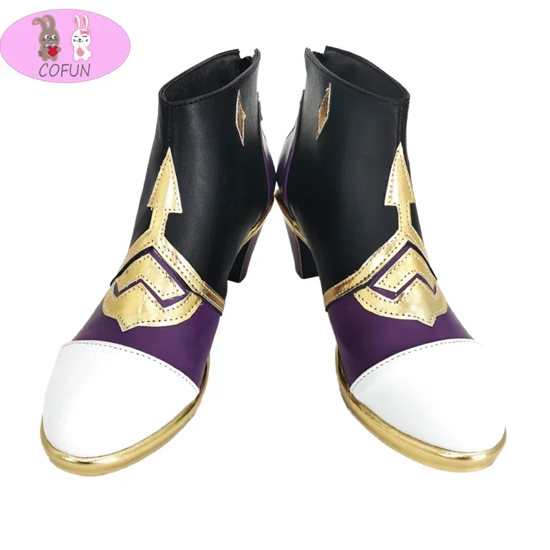 รองเท้าคอสเพลย์เยลัน เกมเก็นชิน อิมแพ็ค รองเท้าคอสเพลย์เยลัน ส้นสูง รองเท้าบูทสั้นแฟนซี ผลิตตามสั่ง สำหรับผู้หญิงและเด็กผู้หญิง งานปาร์ตี้ฮาโลวีน
