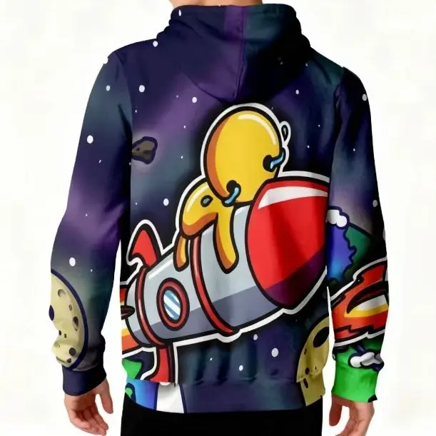 

Hot Game Wobbly Life Series Adult Hooded Sweatshirt 3D Print Cartoon Zipper Pullover Warm Autumn Winter Hoodie