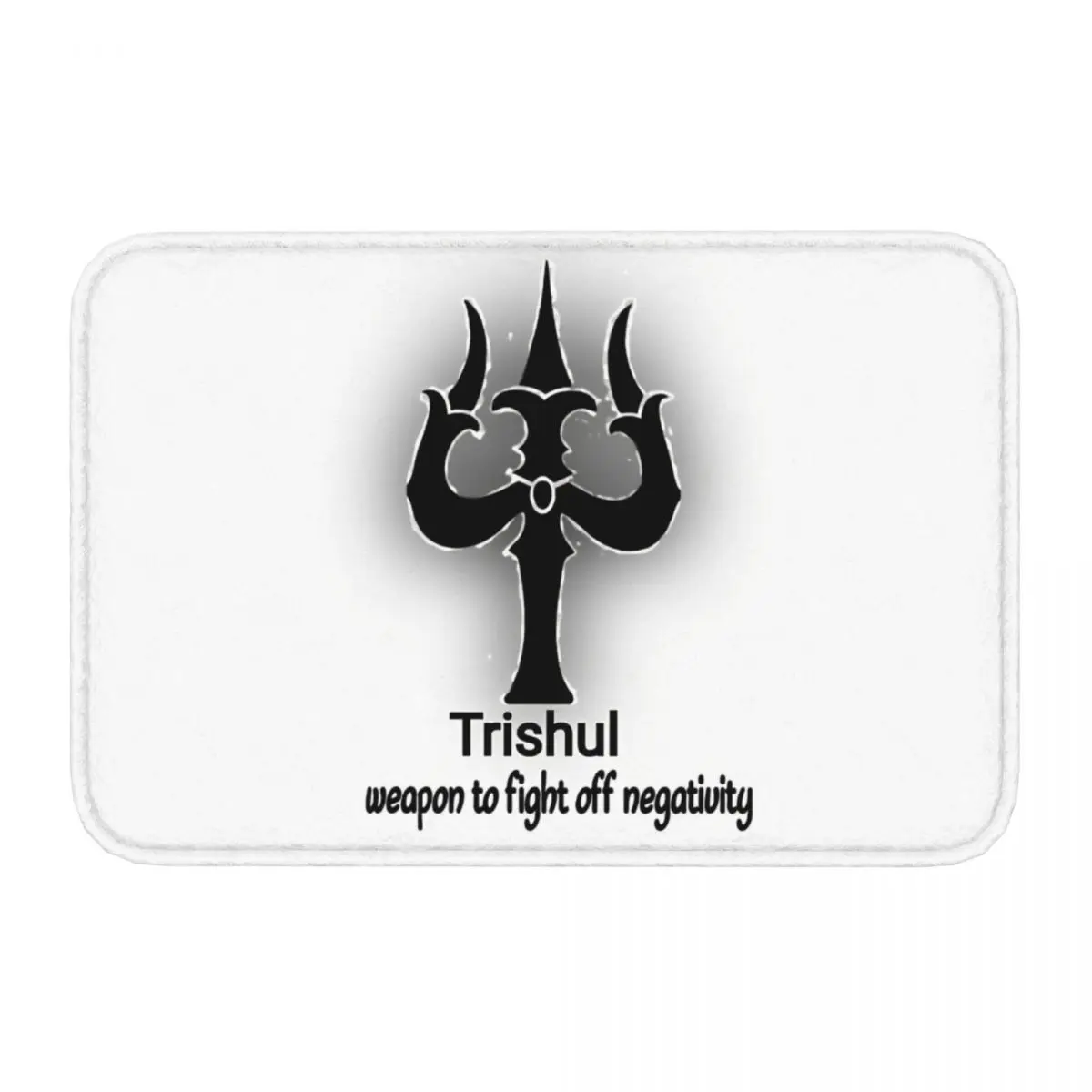 Trishul Art Work Hindu India God Indian Gods Lord Shiva Bedroom Mat Rug Home Doormat Kitchen Carpet Entrance Door