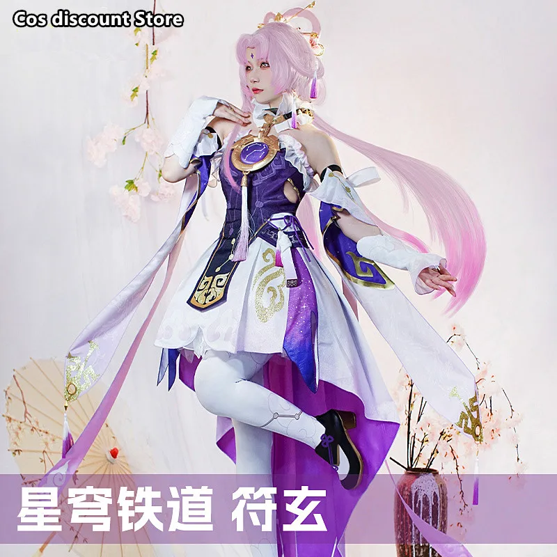 

Fu Xuan Cosplay Costume Fashion Dress Game Honkai: Star Rail Cosplay Anime Women Role Play Clothing for Girls 2023 Sizes XS-2XL