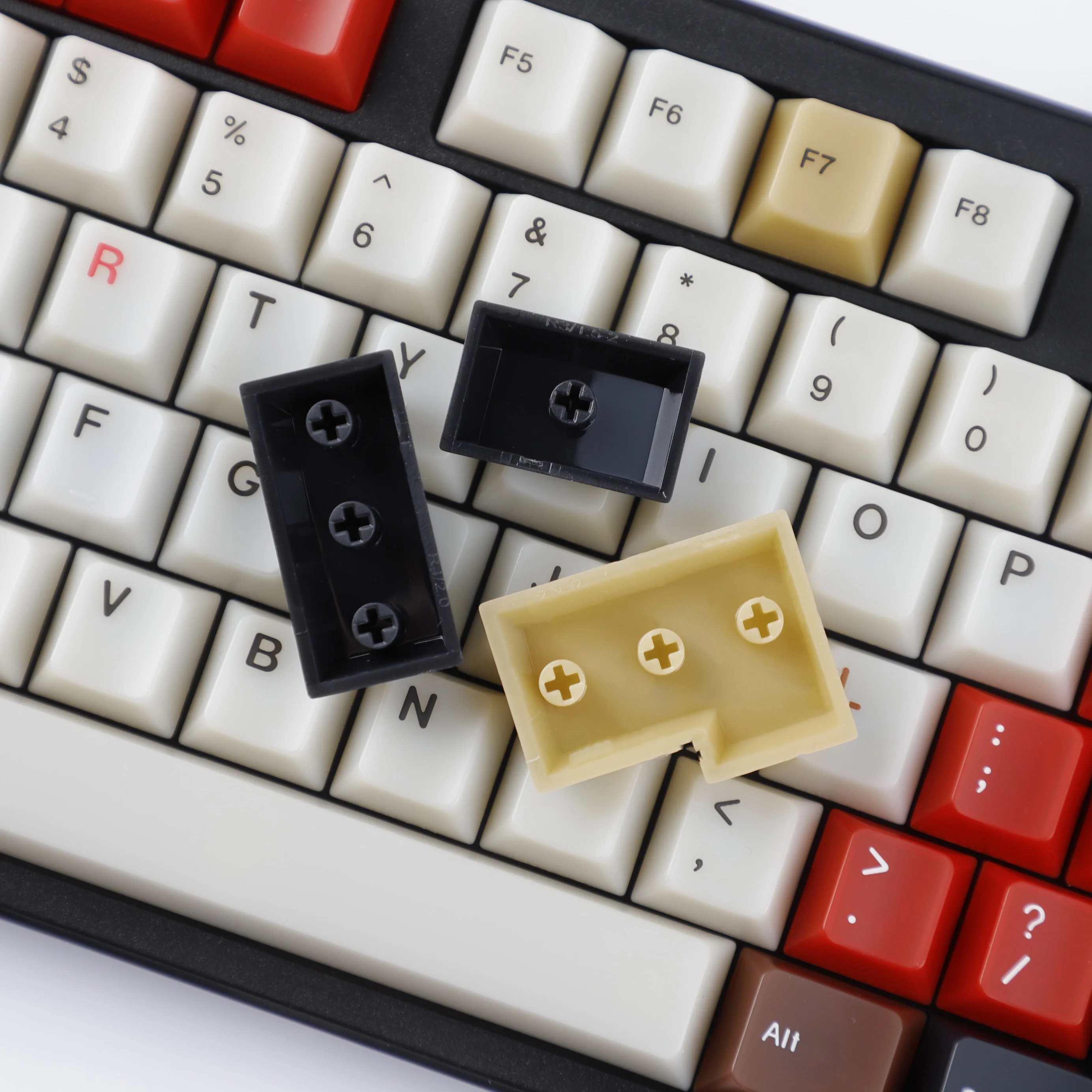 Ymdk luz de nevoeiro retrô jade macio lâmpada mista perfil cereja pc teclas personalizadas para teclados mecânicos 61/64/68/84/87/96/104/108 mx