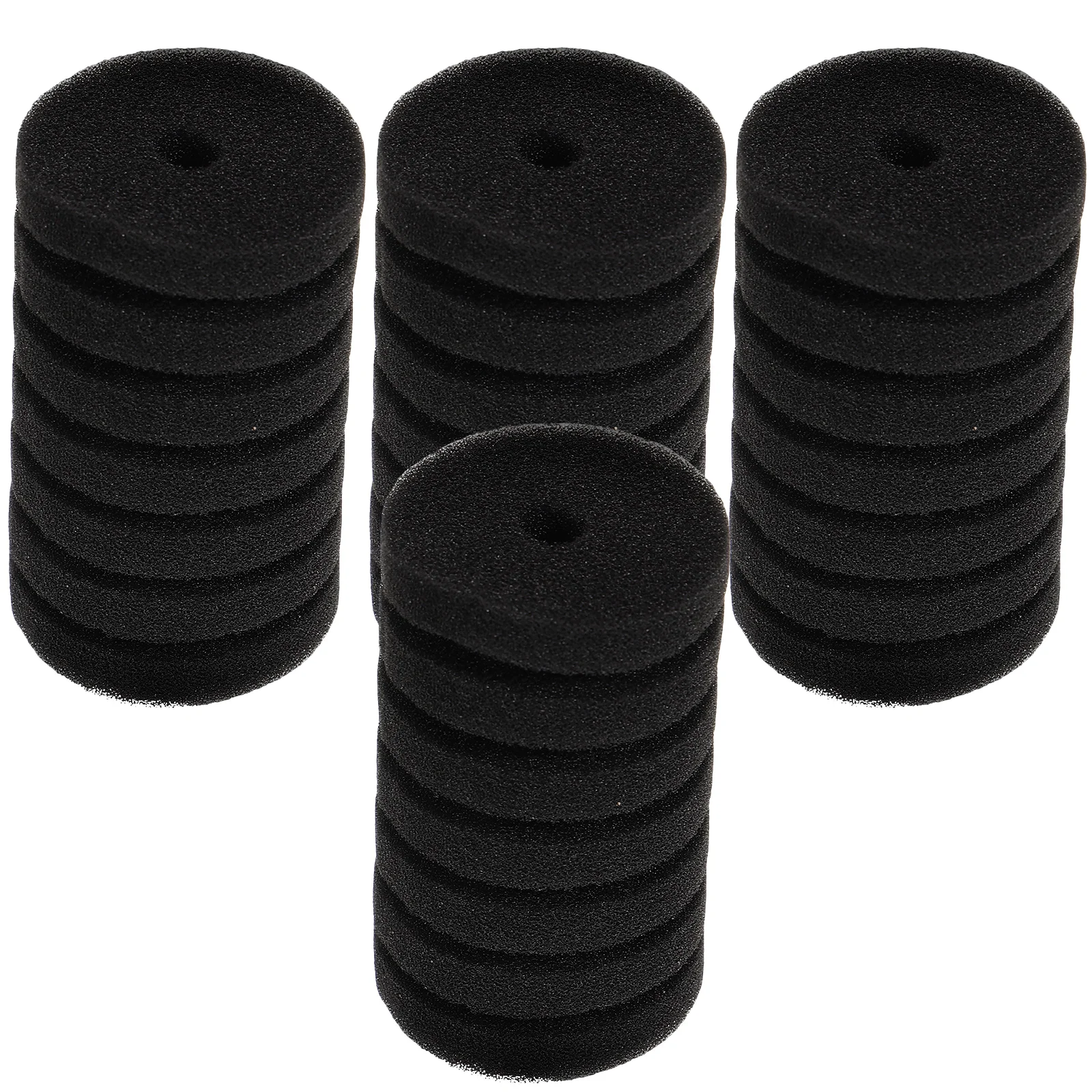 

4 Pcs Aquarium Filter Electric Anti-gas Lift Silent Double-head Air Pump Three-in-one Fish Suction Replacement Sponge Triple