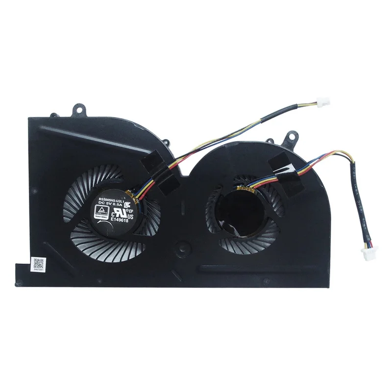 Laptop cpu cooling fan for MSI GS73 GS73VR MS-17B1 GS63VR GS63 Stealth Pro CPU BS5005HS-U2F1 GPU BS5005HS-U2L1 COOLER