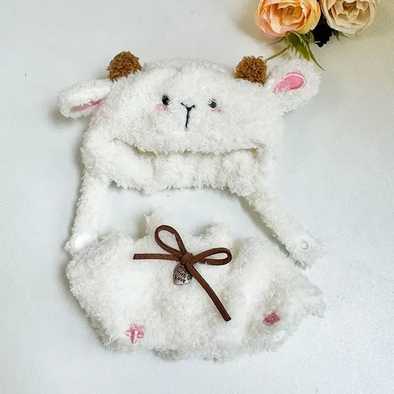 Ensemble de salopettes petit mouton labubu, vêtements seulement pour 17cm, accessoires vestisens, beurre