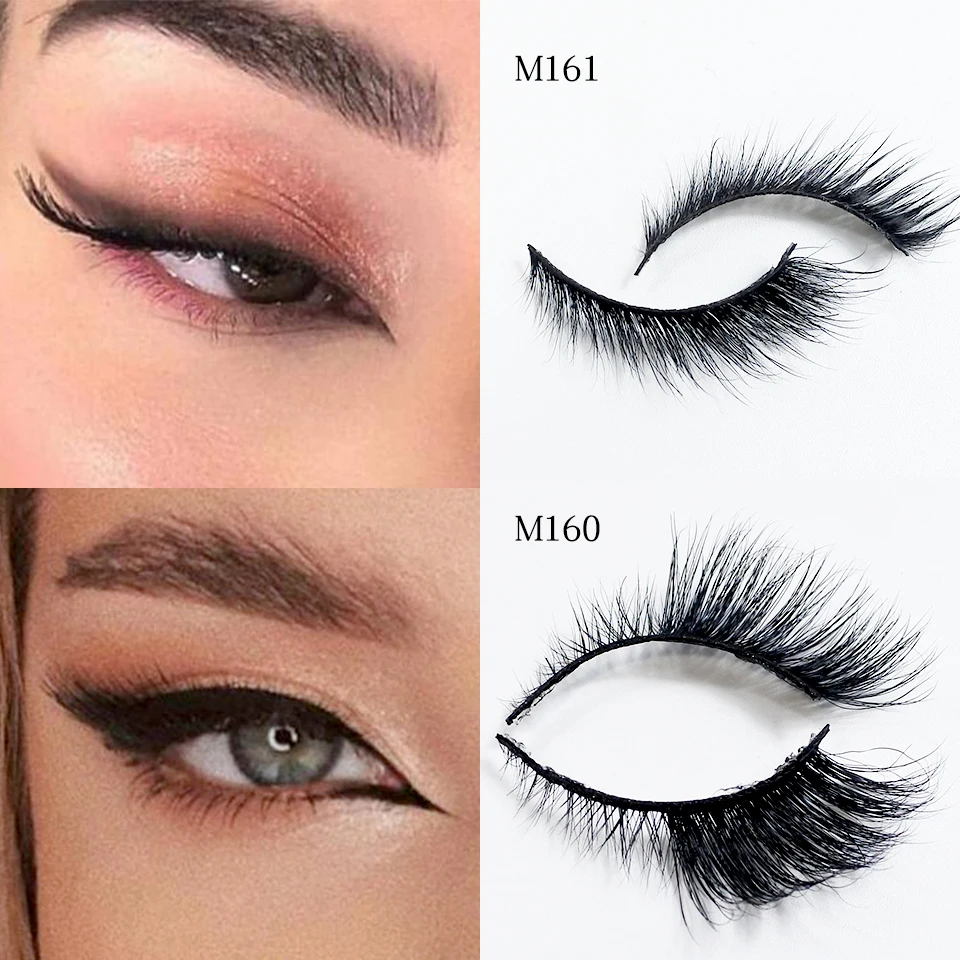 Cateye Lashes Bulk End Eye Elongate Makeup Fake Eyelashes Natural Winged Fox Eye Lashes Mink