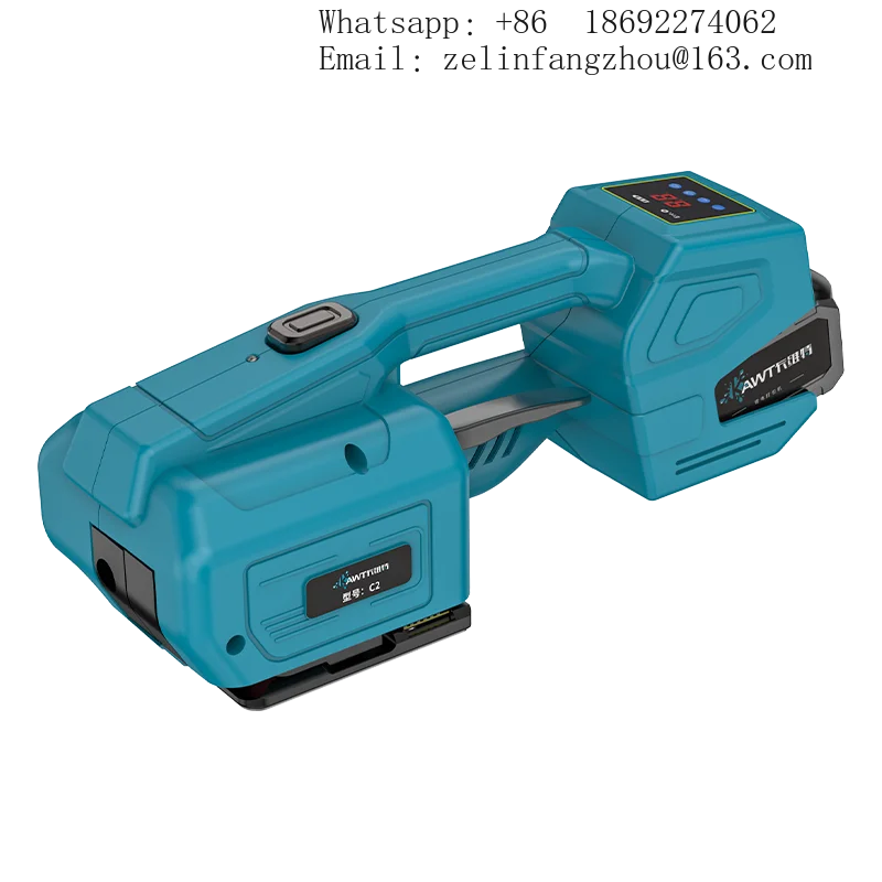 Cavitt Electric Portable Handheld Battery Strapping Machine Automatic Packing Tool for Warehouse Logistics PP PET Belt
