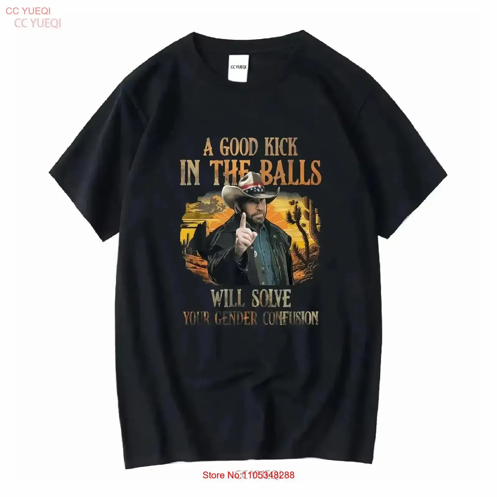 A Good Kick In The Balls Will Solve Your Gender Confusion T Shirt vintage Washed graphic Stylish streetwear designer clothes
