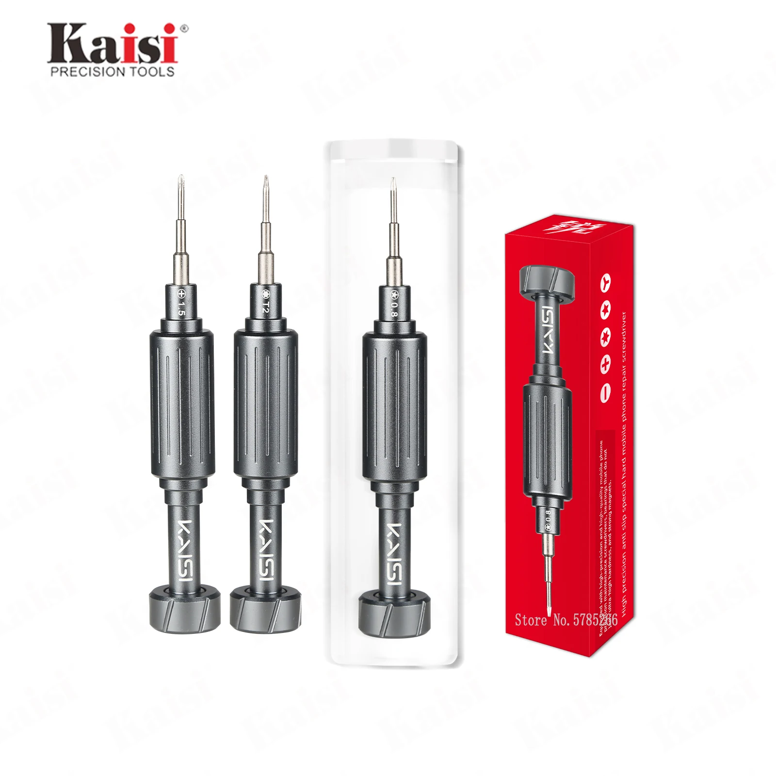 5 szt. Precyzyjnych Śrubokrętów P2 0.8 Pentalobe Y 0.6 Tri Wing T1 T2 Torx 1.5 Phillips do Naprawy iPhone Huawei Oneplus VIVO — zdjęcie 3