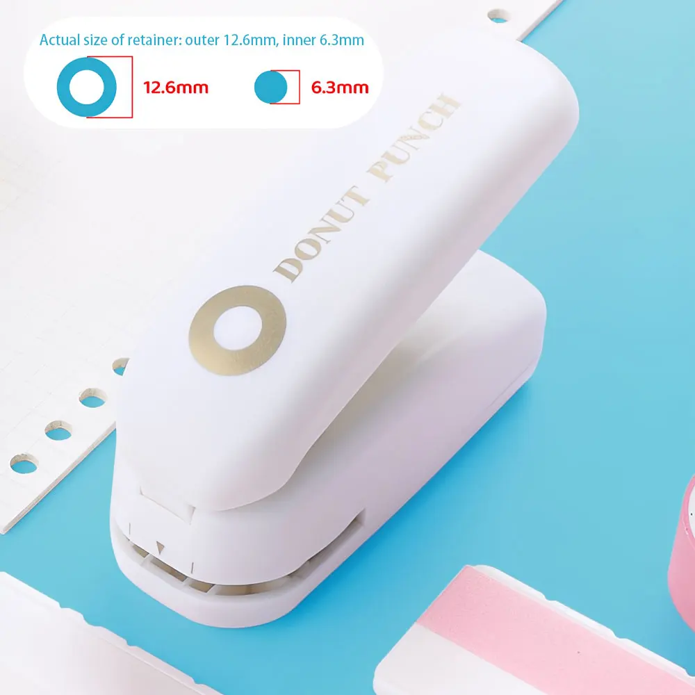 Puncher Loose Leaf Paper Sticker Washi Paper Tape Hand Account Puncher Round Sticker DIY Decorative Dot Sticker