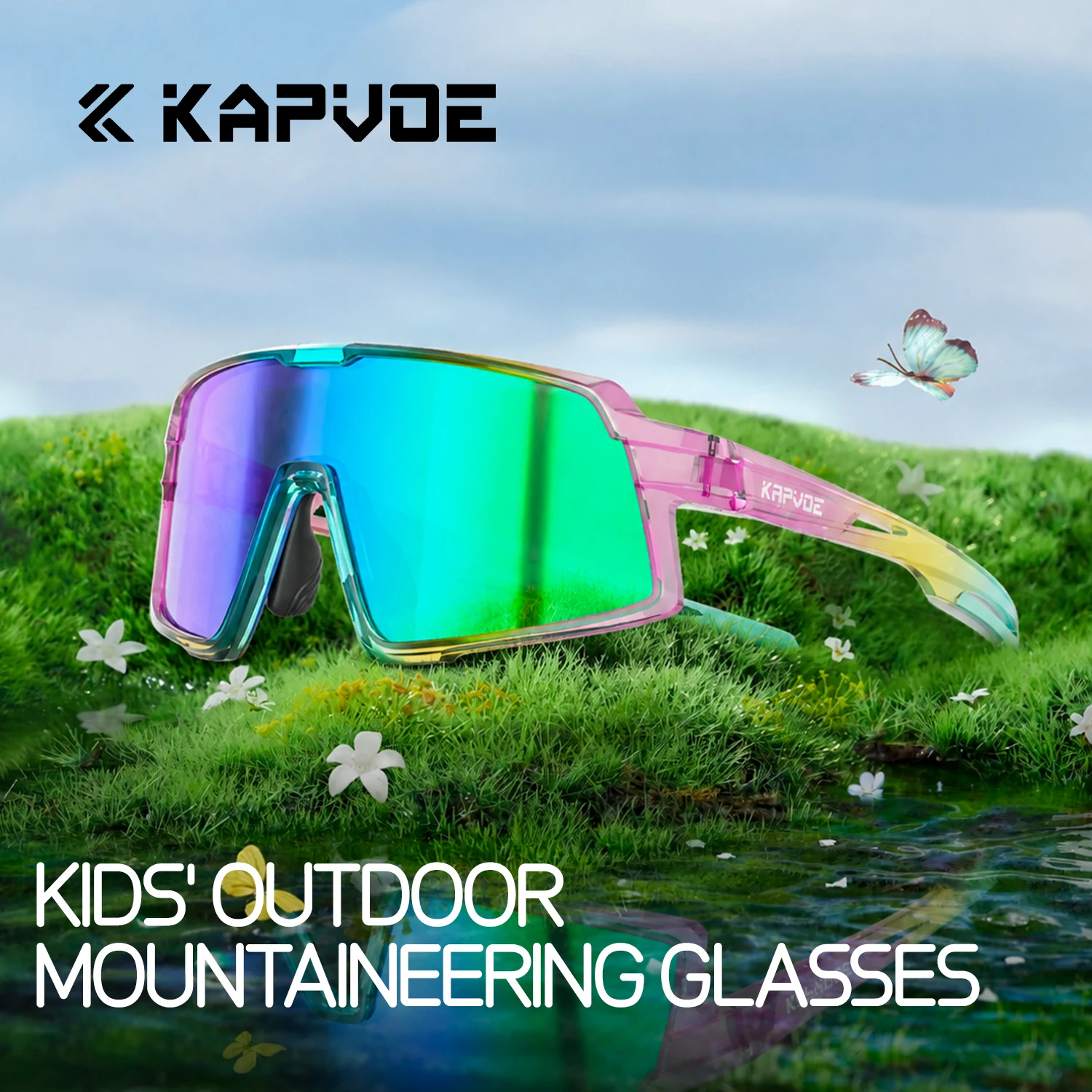 Kids Outdoor Wagon - KAPVOE Kids Polarized Sports Sunglasses UV400