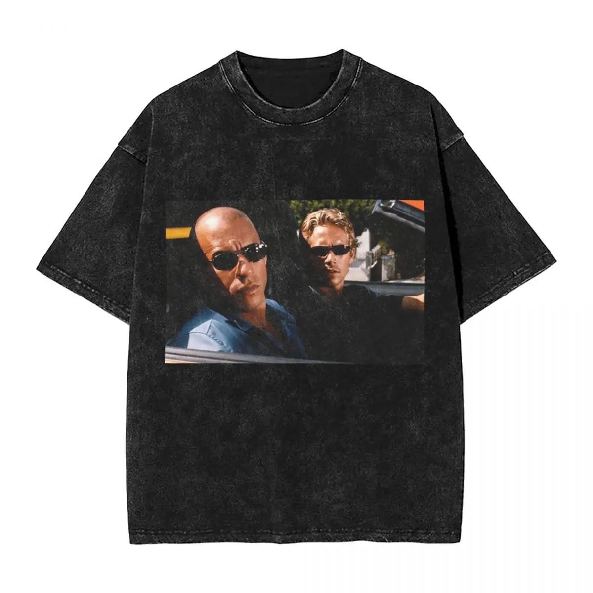 The Fast And The Furious Classic Hip Hop Short Sleeve T-Shirts Washed Tops Tees Streetwear T Shirt Vintage for Men woman - view 4