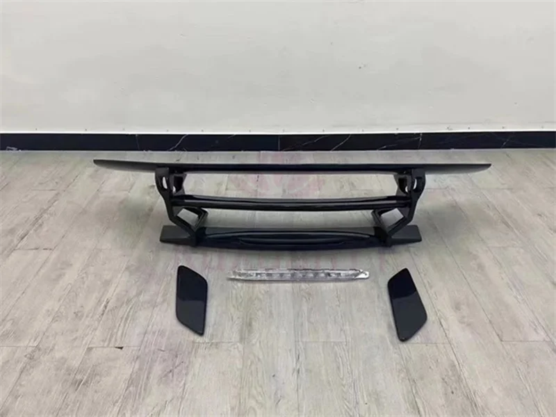 BS Style Carbon Fiber Rear Spoiler Wing for M-e-rc-ed-e-s Be-n.z Amg GT GTS GTR Rear Tail Body Kit Retrofit Accessories