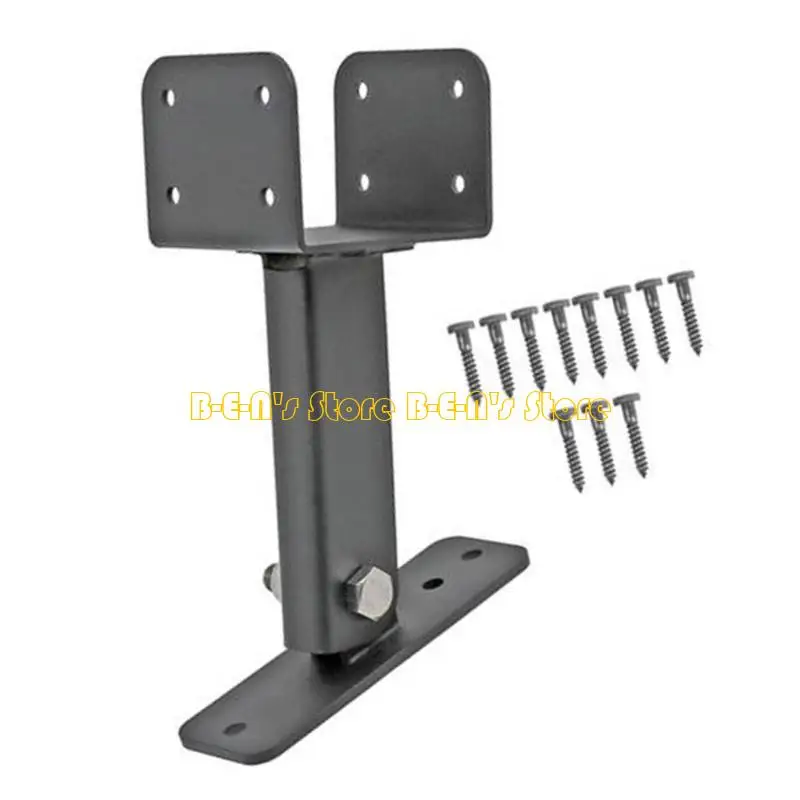 Y1AD Risers techo acero inoxidable Sadles negros Pérdico viga Risers Soporte Negro