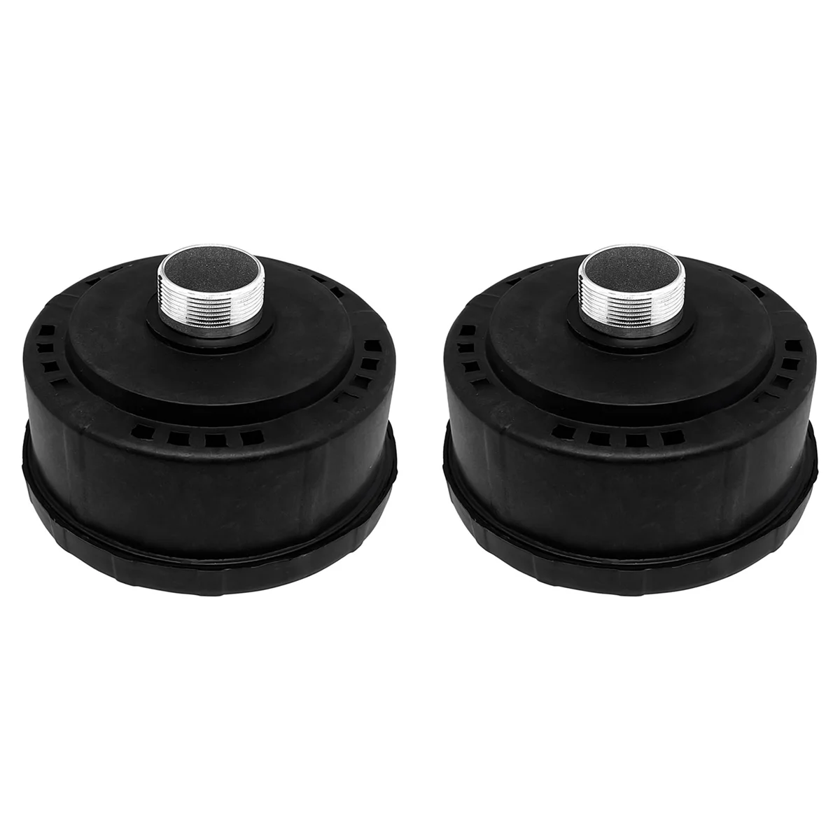 ABXF-2 шт., 32 мм/1,25 дюйма, шумоподавитель воздушного компрессора, бесшумный фильтр, круглый глушитель с пластиковым корпусом