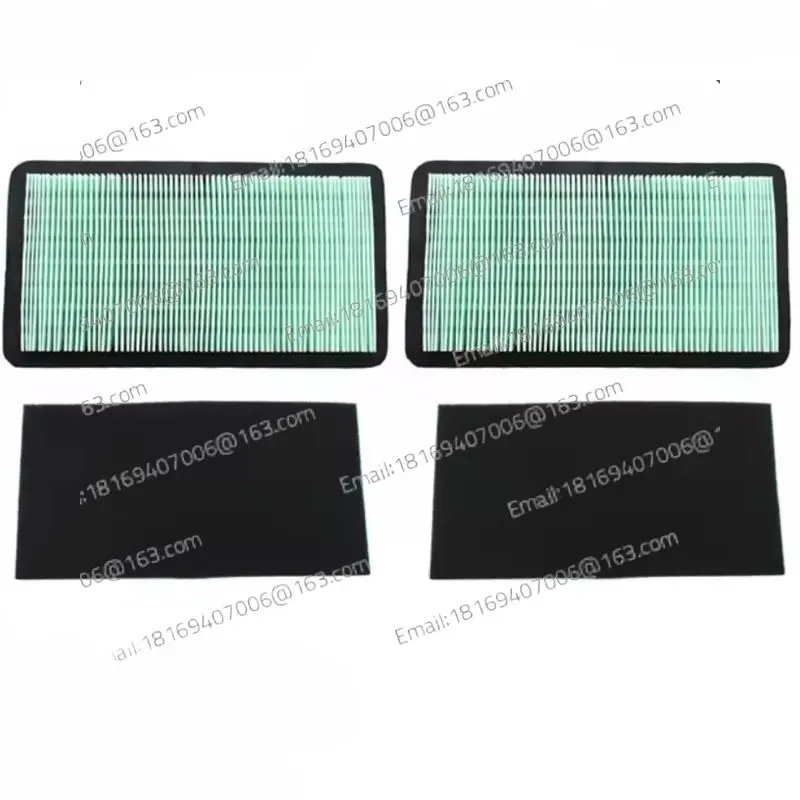 2 filtros de aire 17211-Z0A-013 (reemplazo para Honda 17218-Z0A-000, 17211-Z0A-003) con prefiltro 17218-Z0A-810, compatibles con cortacésped EU7000 GCV530