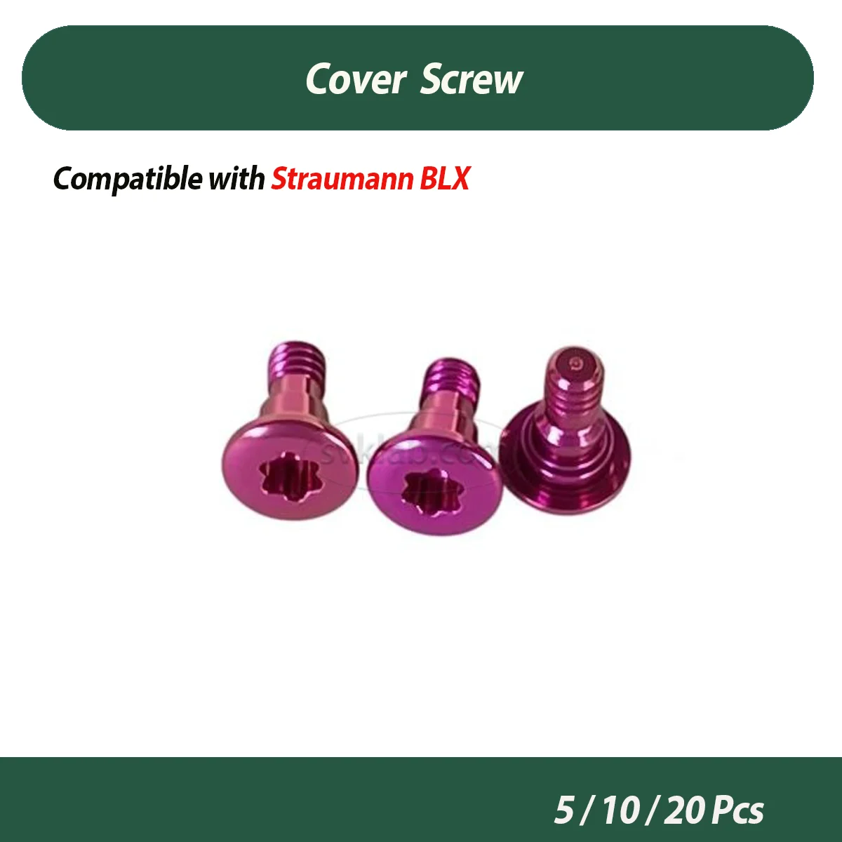 5/10/20 Pcs Dental Cover Screw Compatible with Straumann ITI Platform ...