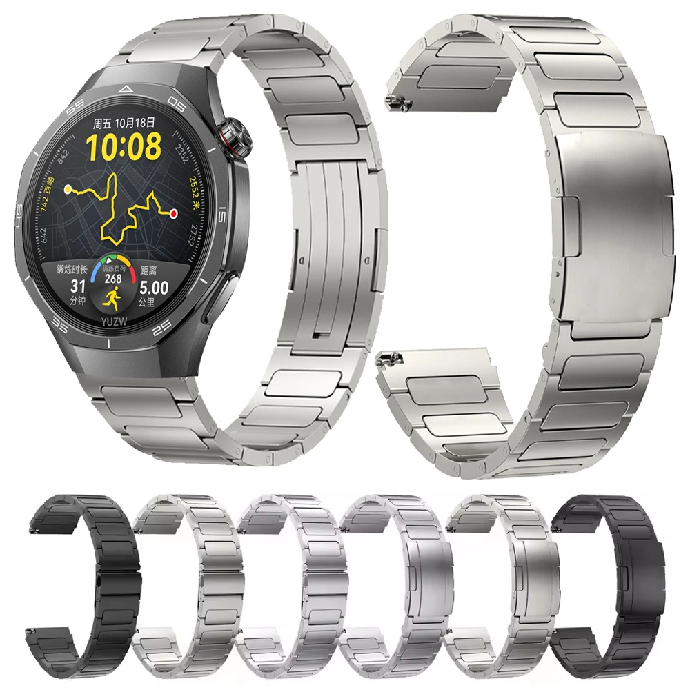 

1PCS 22mm Titanium alloy Strap for Huawei Watch GT 5 Pro 46mm Replace Bracelet For Huawei Watch GT5 46mm HONOR Watch 4 Pro Band
