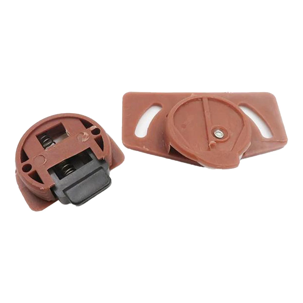 Voor gemakkelijke toegang Bruin wit wiel Schuifdeur Roller Meubilair Schuifgeleider Bruikbare nylon constructie Eenvoudige installatie