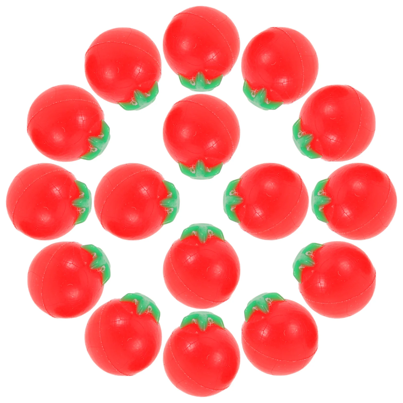 

100Pcs Mini Simulation Tomato Realistic Tiny Fake Food Props for Kids Pretend Play Dollhouse Mini Dollhouse Vegetables