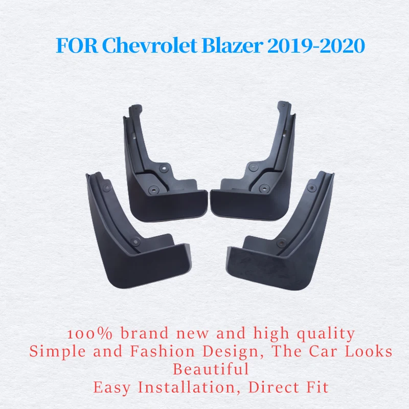 FOR Chevrolet Blazer Mudflaps Guard Fenders Mudguard Splash Mud Flap Fender Mudguards car accessories auto styline Front Rear