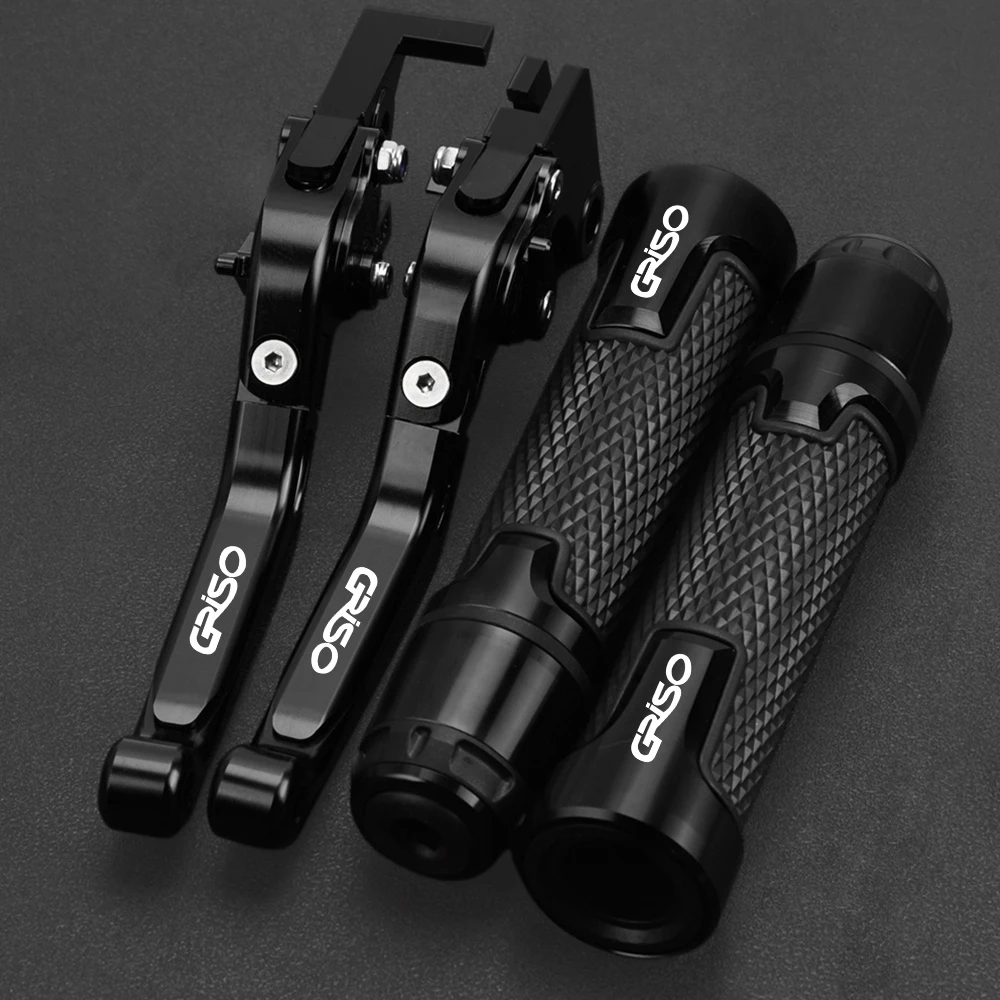 

Motorcycle Accessories Adjustable Motor Brake Clutch Levers Handle Grip Ends For MOTO GUZZI GRISO 2006-2015 2014 2013 2012 2011