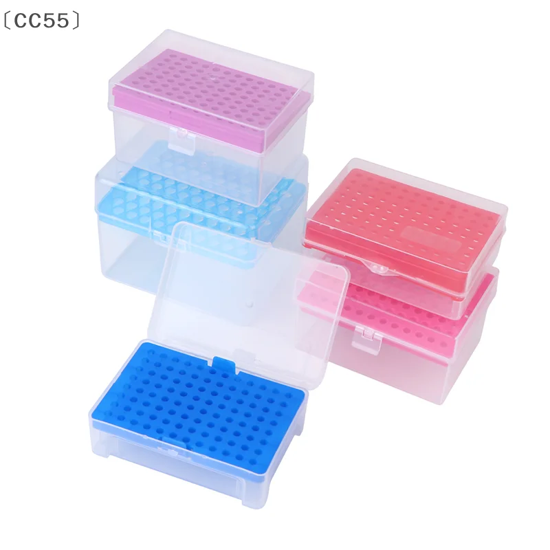 〔CC55〕10ul/200ul/1ml/5ml/10ml Laboratory Pipettor Tip Box For Experiment Pipette Tip Holder Plastic Micropipette Storage Box