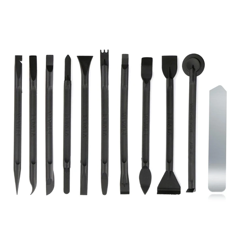 Spudger Pry Tool Set 11Piece Opening Tool, Plastic & Metal Spudger Tool Set,Prying & Open Tool for Cellphone Tablets