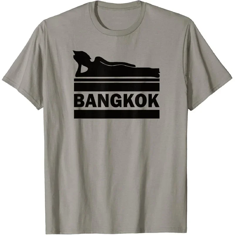 2024 Thailand Asia travel vacation souvenir T-shirt man Woman couple short summer tees casual cotton