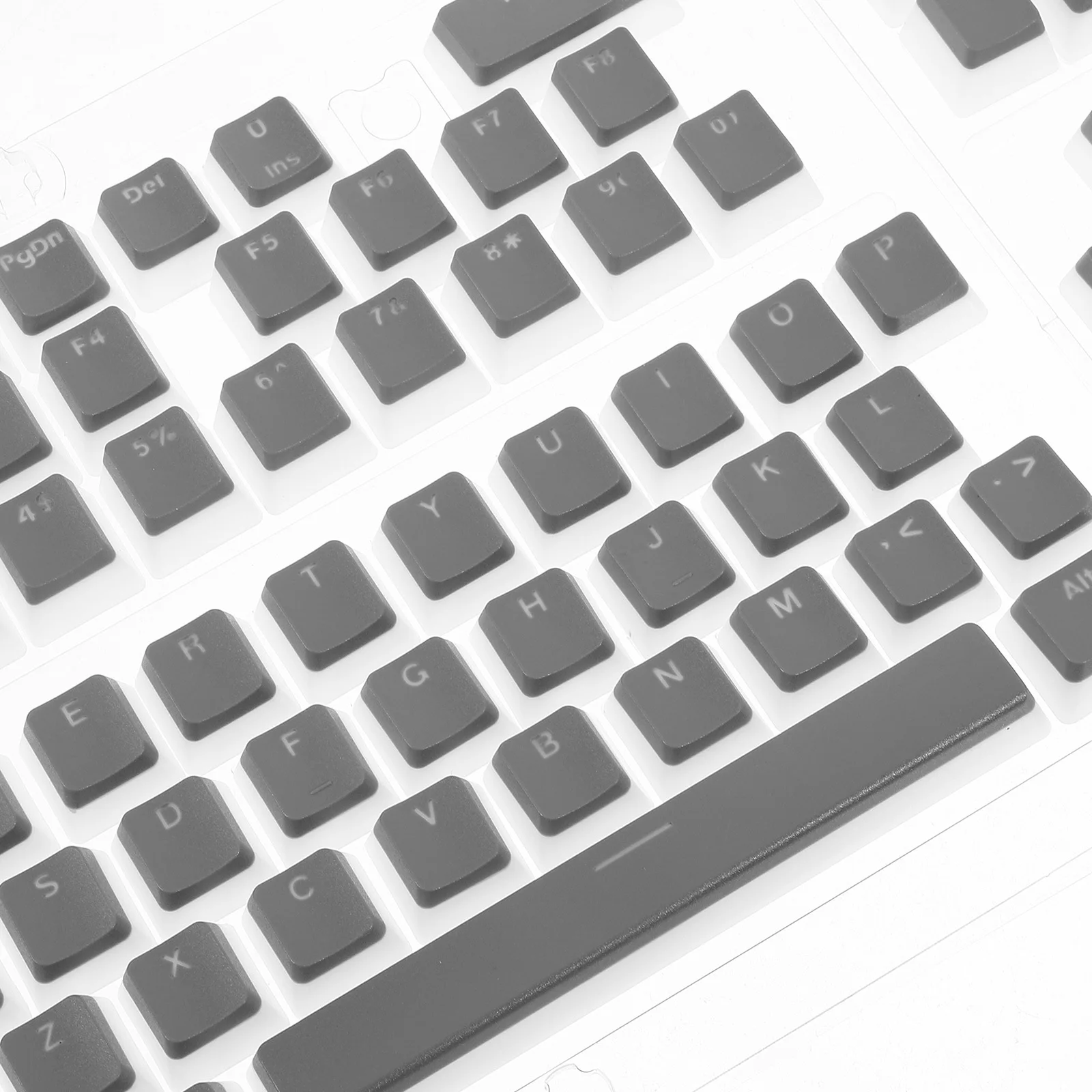 

1 set Pbt Keycaps For Mechanical Keyboard 61/62/68/84/87/104/108 Universal Fit Gaming Keycap Set Semi Transparent
