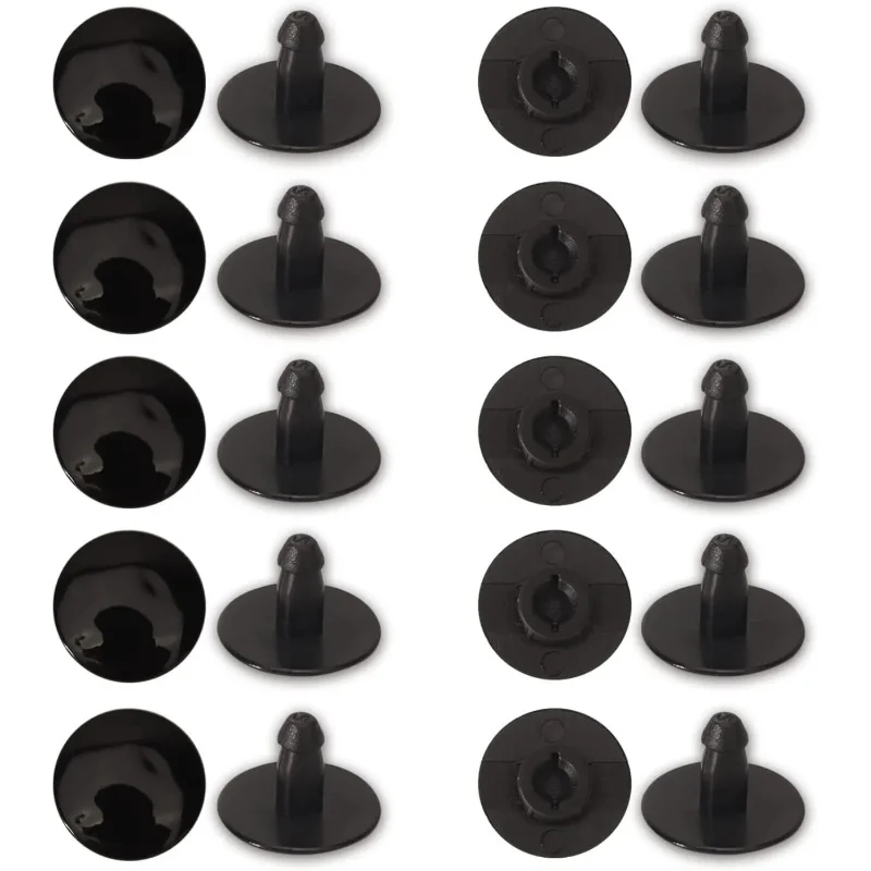 6/10 Sets Replacement Rivets Button Strap Compatible for Clog Beach Shoe Strap 16mm Size Rivets Repair