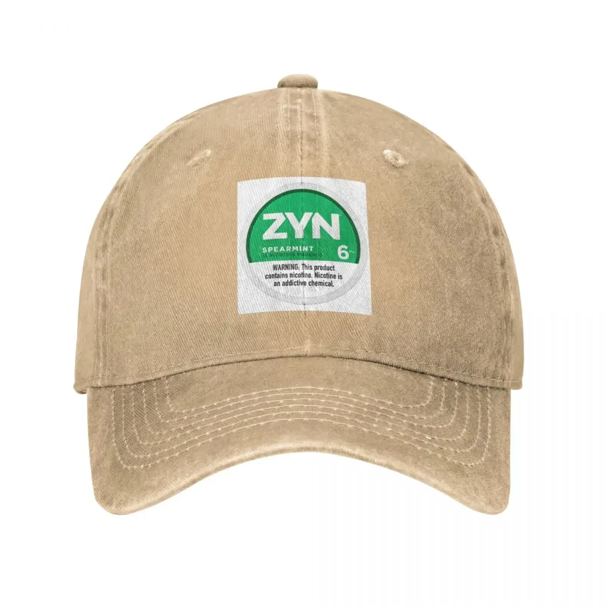 Zyn Spearmint 15 Nicotine Pouches Cowboy Hat Trucker Hats Rave Hat Men'S Women'S