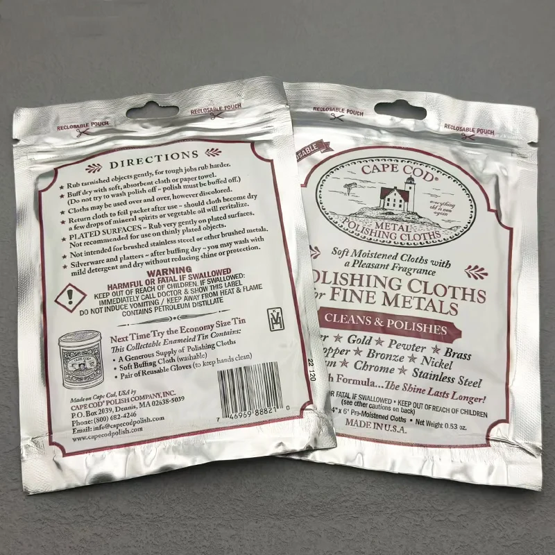 

American CAPE COD Polishing Cloth Gold Silver Copper Jewelry Watch Refurbishment Metal Scratch Repair Brightening Silver Wiping