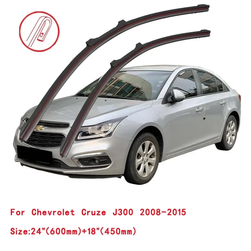 

For Chevrolet Holden Cruze Sedan J300 JG JH 2008 2009 2010 2011 2012 2013 2014 2016 2019 Double Rubber Windshield Wiper Blades
