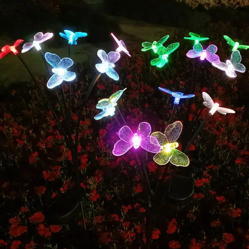 

Solar Butterfly Lights Outdoor Waterproof Decorative Fairy Lights for Home Garden Backyard Patio Balcony Lawn Walkway Decoration