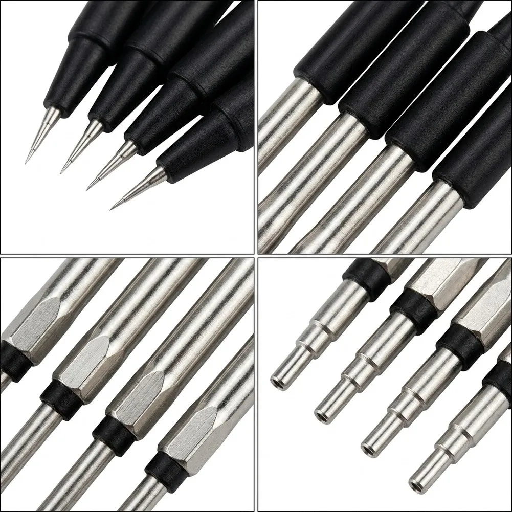 Three-Shape Replacement Tip Set for USB Soldering Irons Optimized for Fine Detail Soldering and General Purpose Use