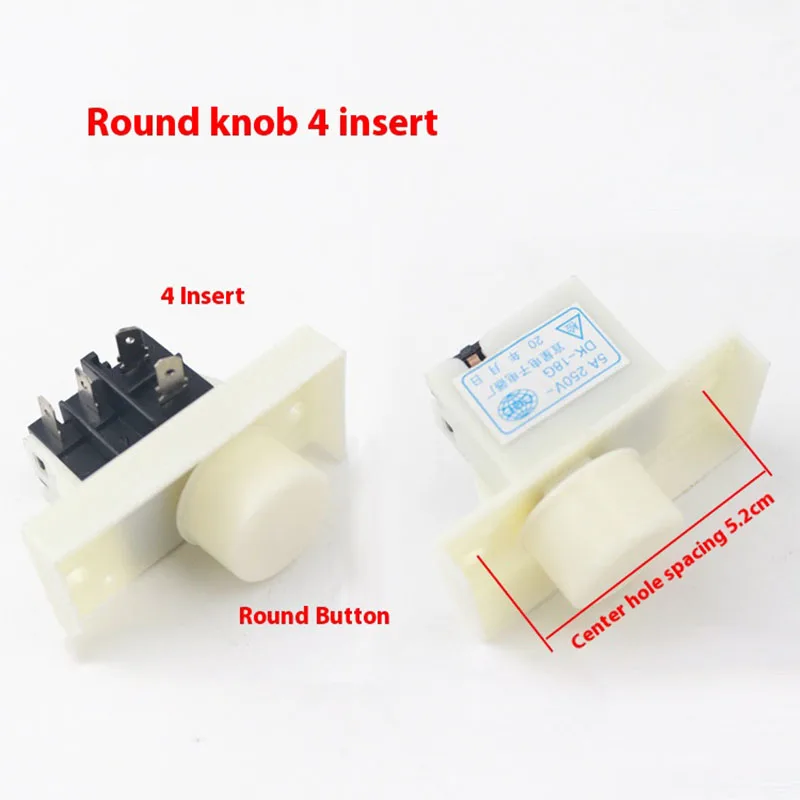 Полуавтоматические аксессуары для стиральных машин, универсальный выключатель питания, 4 вилки