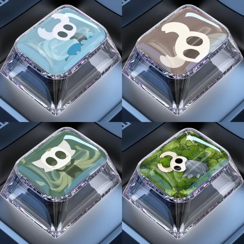 

Hollow Knight Anime Game Ctrl Keycap Single Fn Cartoon Cute Hornet Alt Mechanical Keyboard 1.25U Glue Translucent Keycap Gifts