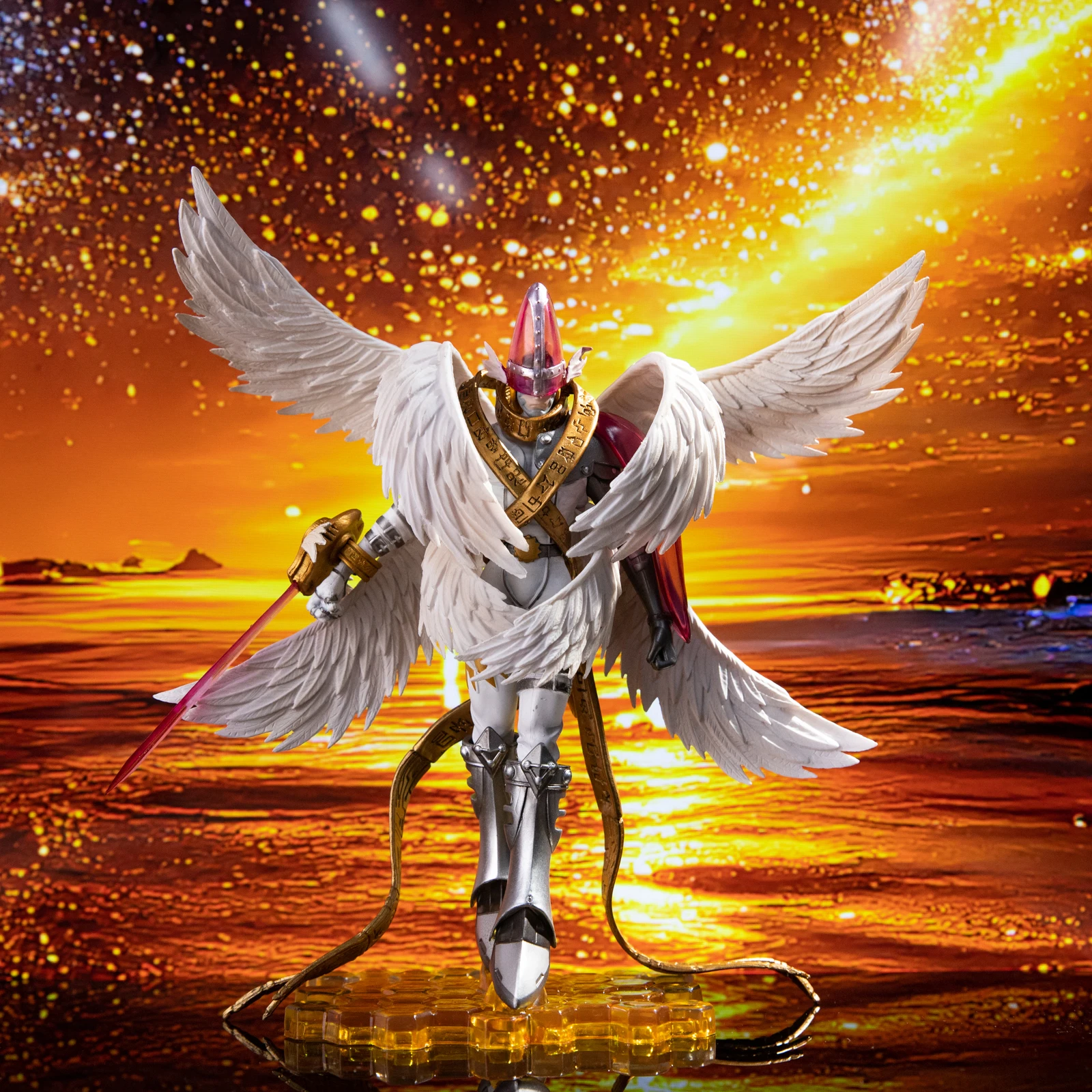 

Anime movie character Sacred Angel Beast figurine, Moon Temple statue model, desktop figurine, 2D anime figurine model