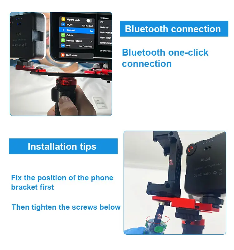 Mobile Phone Photography Fill Light LED Oral Filling Lamp Dentist Treatment Photo Video Flashlight for Many Case Using