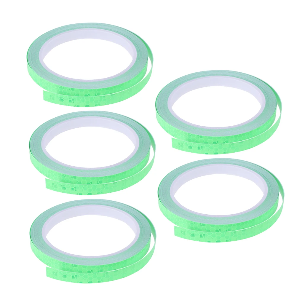 

5 Pcs Mountain Bike Reflection Tape Safety Protection Reflective Warning Strips