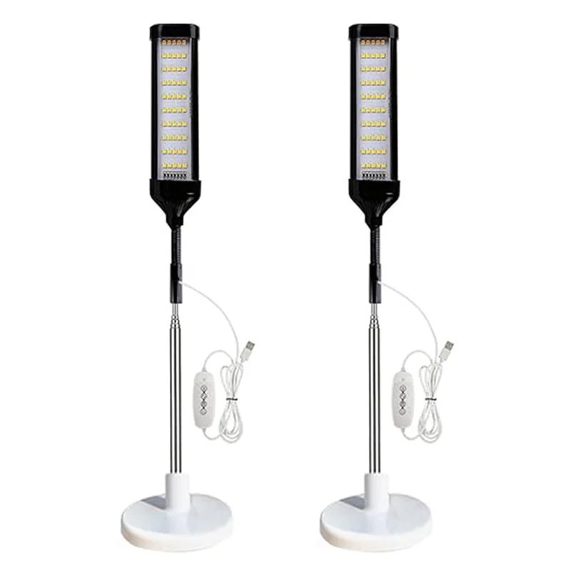 ABRS-2X Grow Lights For Indoor Plants Plant Lamp For Seedlings Succulents Bulbs Full Spectrum Gooseneck Small Plants Growing.