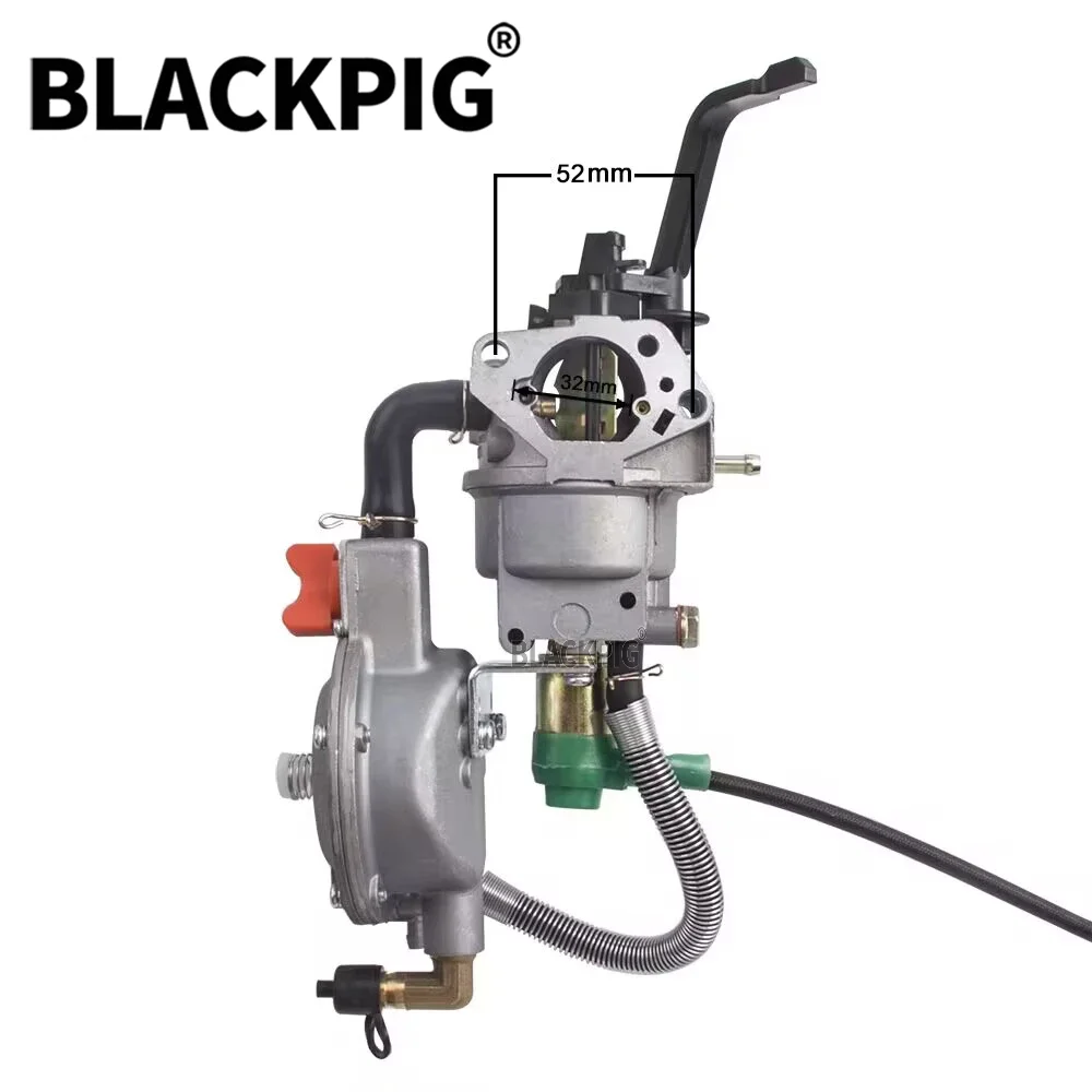 5KW 8KW GX390 Generator Dual Fuel LPG Carburetor Conversion Kit 188F 190F 192F Manual Choke Type For Gasolina Generator Parts