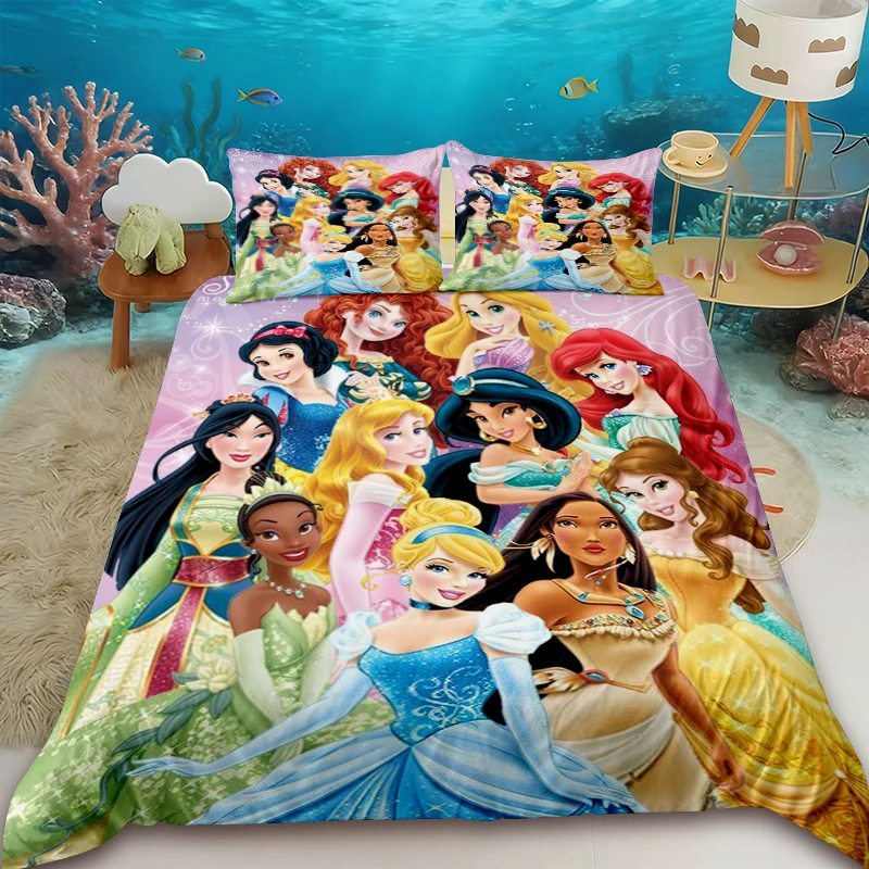 

Пододеяльник из серии Disney Princess, детский подарочный набор: один пододеяльник и две наволочки, размеры: односпальный/двуспальный/большой/очень большой.