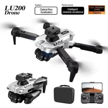 LU200 프로 드론, 8K 전문 5G 와이파이 FPV, 3 카메라 광학 흐름 로컬라이제이션, 360 ° 장애물 회피 RC 쿼드콥터  Best5