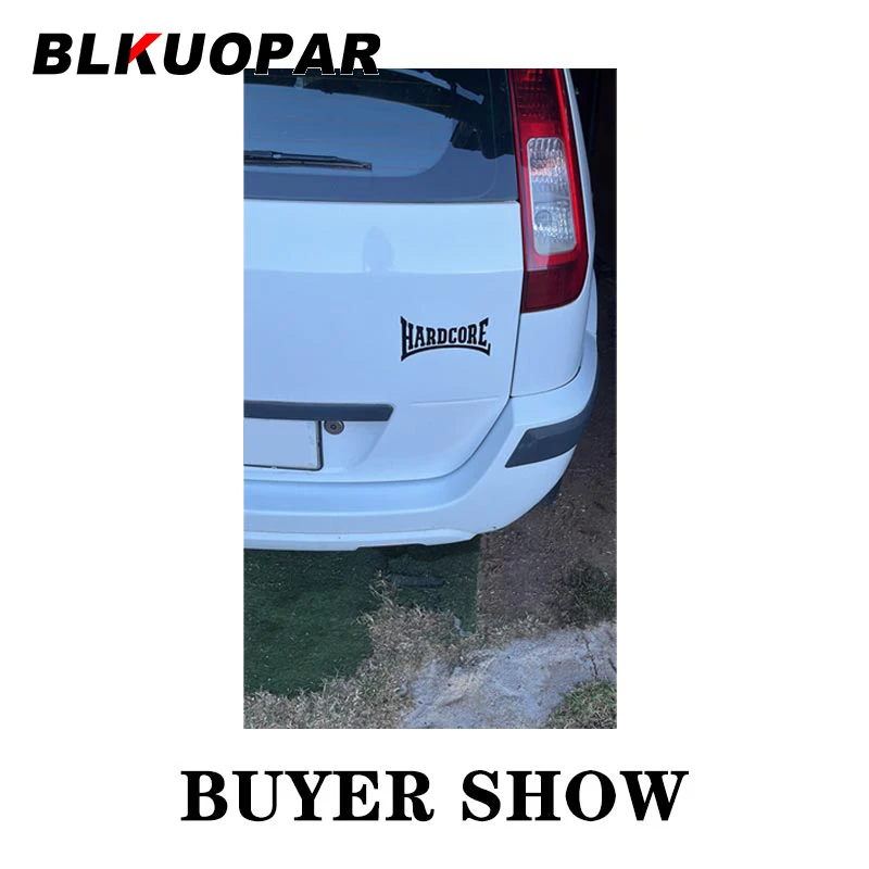 BLKUOPAR Hardcore Car Sticker Sunscreen Fashionable Decals Personality Waterproof Sunscreen Funny Original JDM Car Accessories