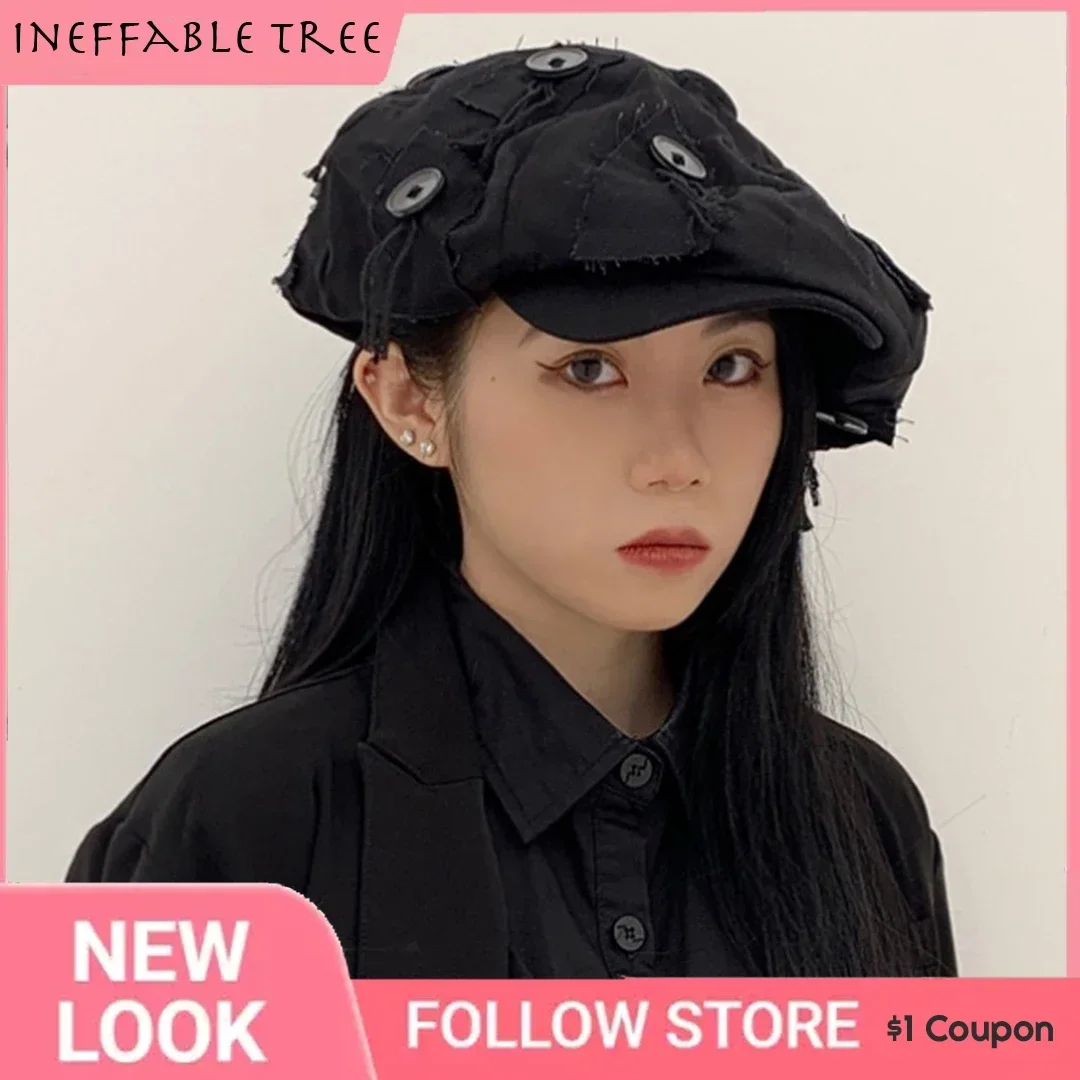 Frauen Mode Vintage Große Berets Hüte für Mädchen Street Style Beret Kappe Frauen Flache Taste Hüte Zeitung Caps